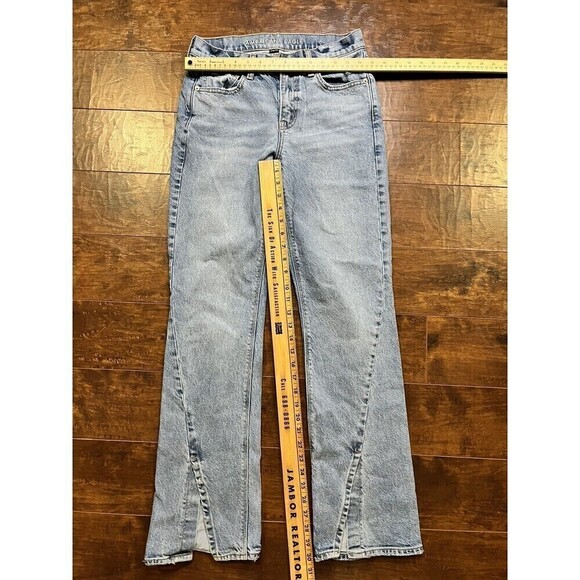 American Eagle Womens 90s Boot Cut Slit Jeans Size 2 - Picture 5 of 8